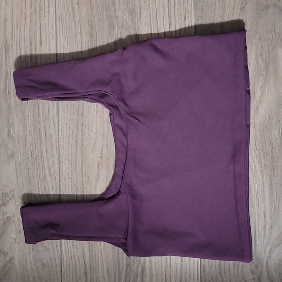 NWT FREE PEOPLE Purple Workout Top Sz XS/S - Picture 6 of 9